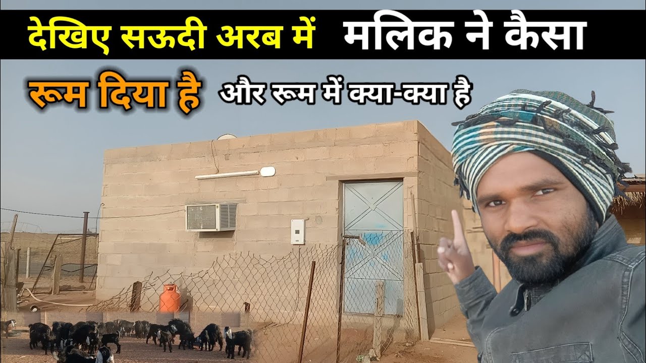 देखिए सऊदी अरब में बकरी चराने वाले को मालिक ने कैसा रूम दिया है | chandan good enfo |