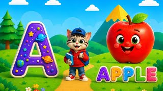 ✨ Fun Learning for Kids | ABCD Song 🔤 | A for Apple B for Ball 🎵