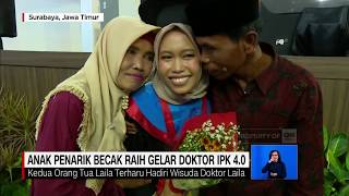 Anak Penarik Becak Raih Gelar Doktor IPK 4.0