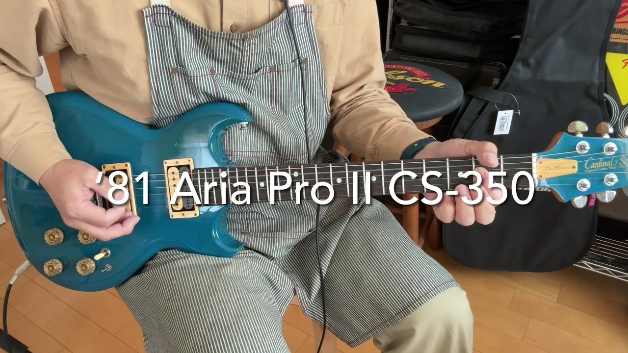 81 Aria Pro II CS-350 Cardinal Series - YouTube
