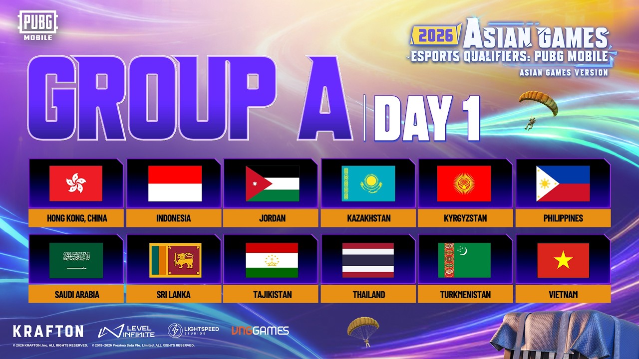 2026 ASIAN GAMES ESPORTS QUALIFIERS | Group A