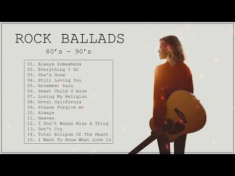 Scorpions, Aerosmith, Bon Jovi, U2, Ledzeppelin - Best Slow Rock Ballads 80s, 90s