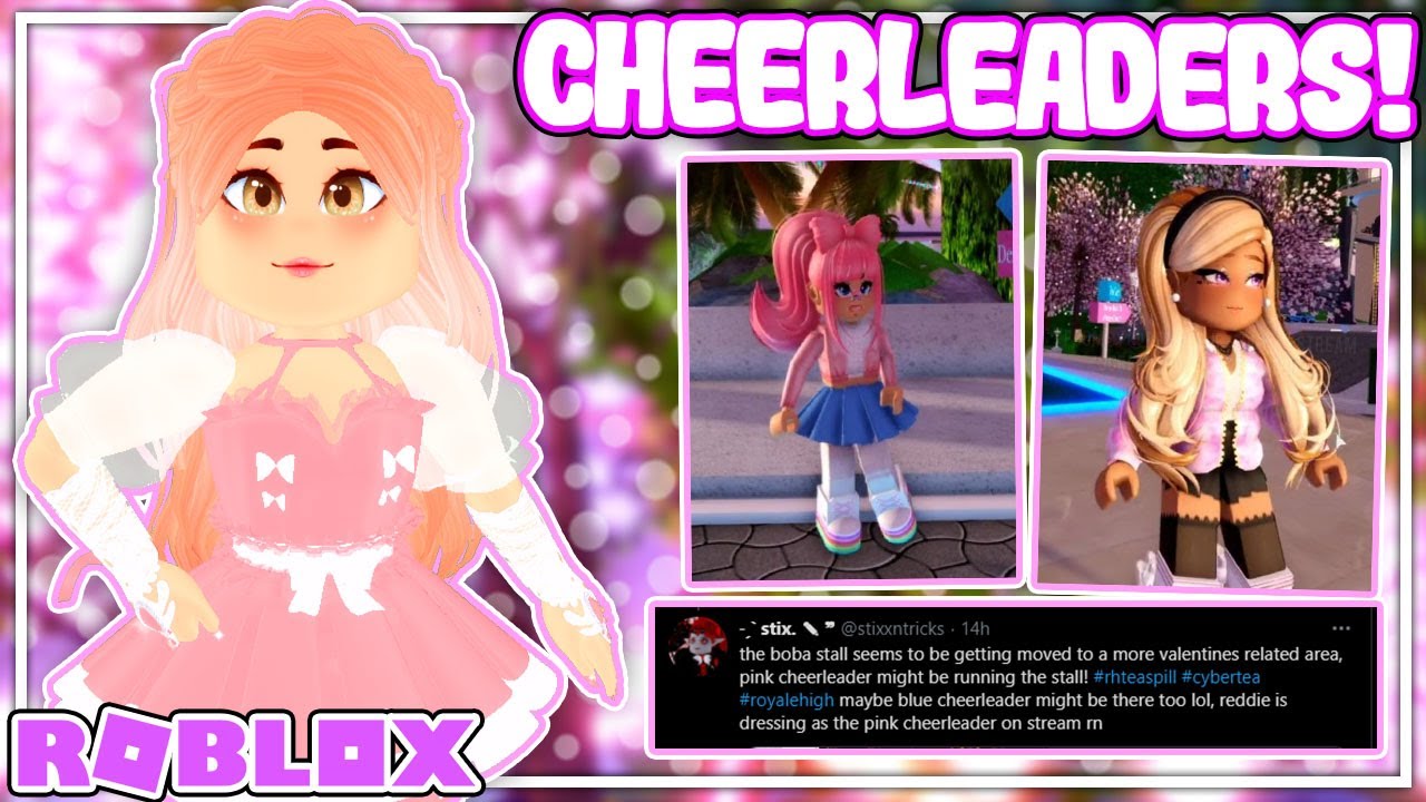 NEW CHEERLEADERS! New Stalls & NPCs! 🏰 Royale High Tea - YouTube