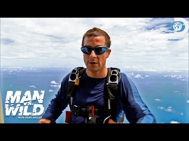 Bear Grylls' Intense Battle for Survival in the Malaysian Wilderness | Man Vs. Wild | Discovery class=