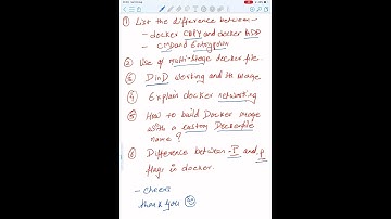 DevOps | Docker | Interview questions 4 experienced #devops #docker #interview  #experienced