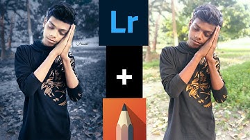 Face and beard  retaching Lightroom editing | Autodesk sketchbook |lightroom tutorial in mobile|