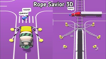 Rope savior 3d firsh gameplay level 1-5