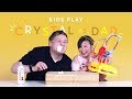 Crystal vs. Dad | Kids Play | HiHo Kids