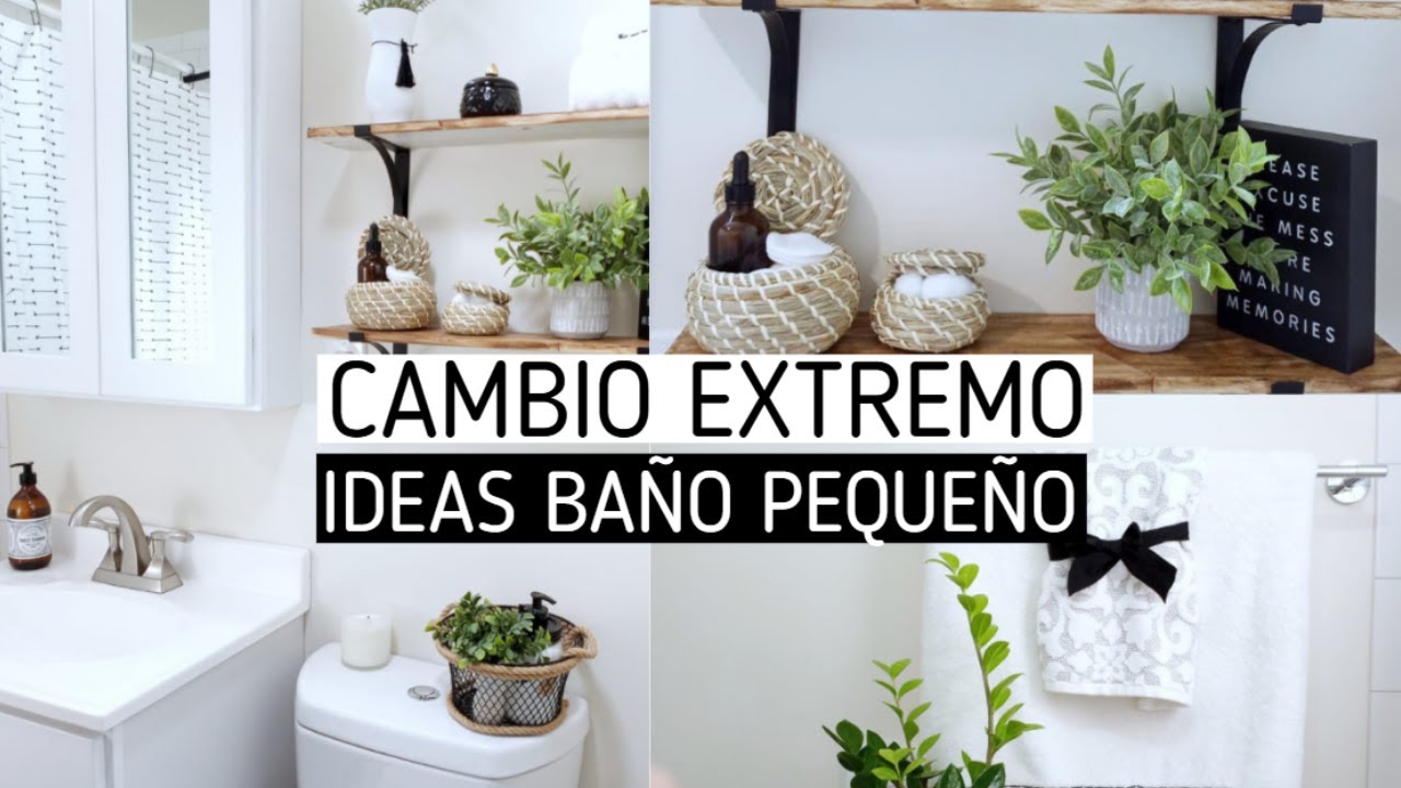 Ideas de decoración para baños pequeños