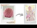 CARA MEMBUAT BUKET PENGANTIN DARI PITA SATIN I HOW TO MAKE WEDDING BOUQUET PART 3