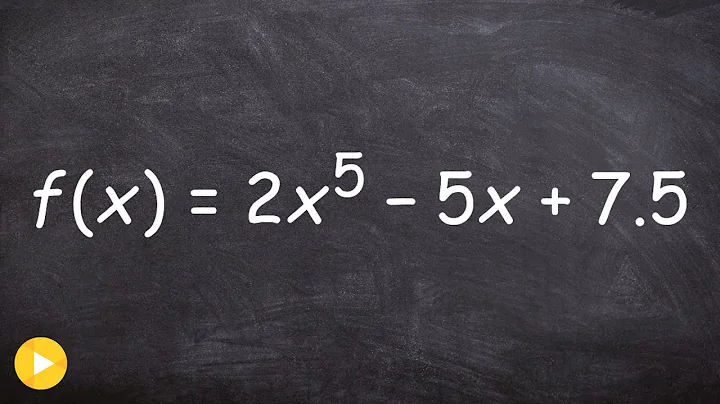 Using the Leading coefficient test to determine the end behavior of a polynomial