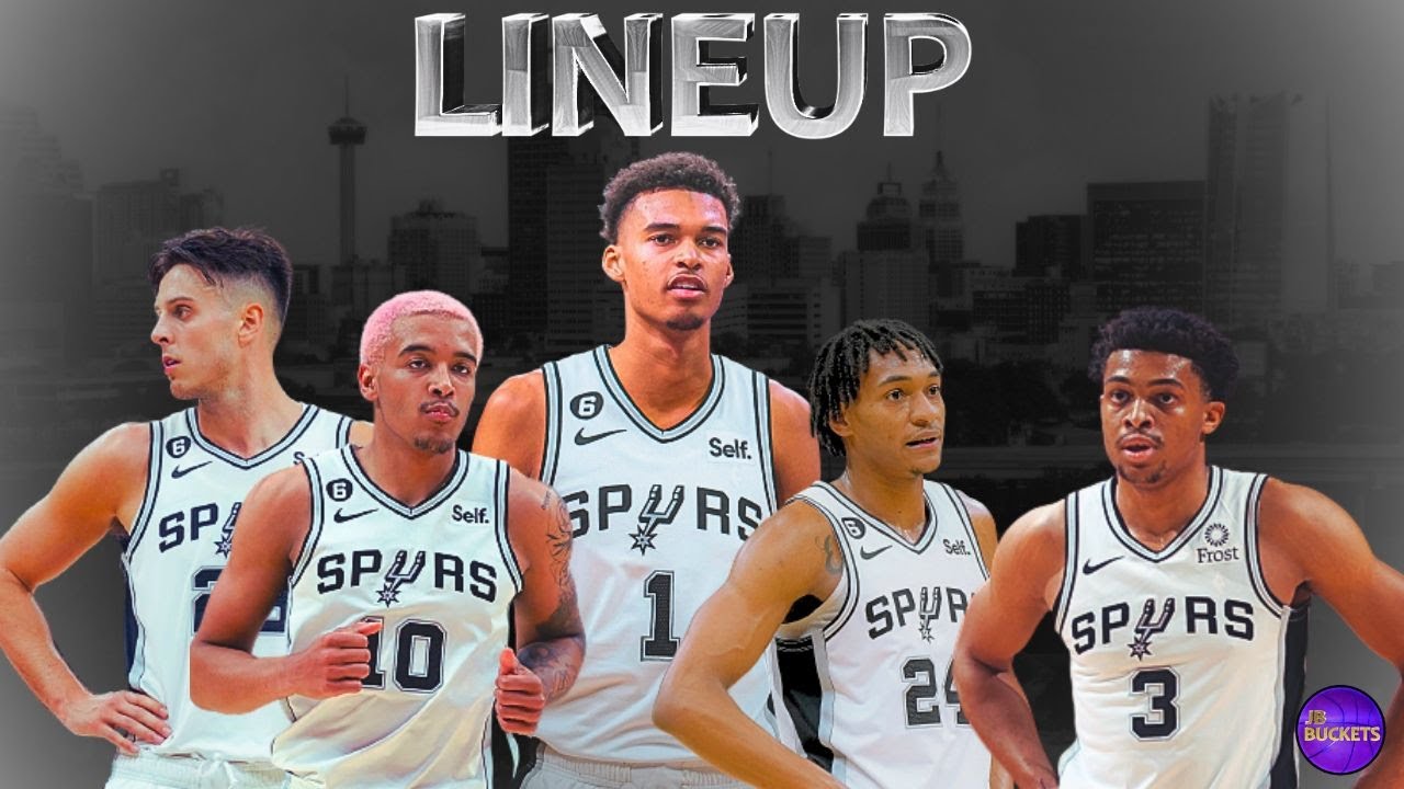 San Antonio Spurs Official Lineup 20232024 Spurs Basketball YouTube
