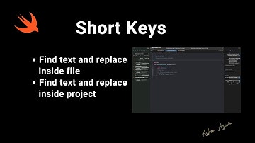 How to Find and Replace text inside overall project | Short Key | iOS 15