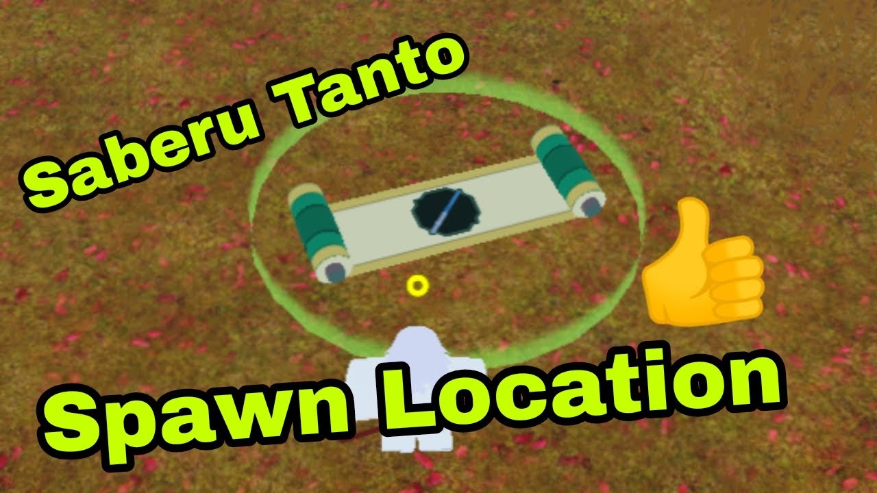 Saberu tanto shindo life spawn location youtube