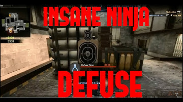 CSGO WORST NINJA DEFUSE EVER