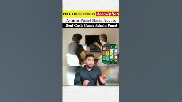 Admin Panel Basic Access | Real Cash Game Admin Panel #adminpanel #shorts