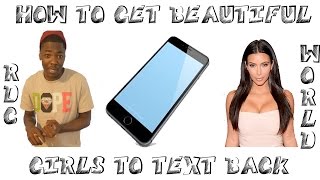 How To Get Beautiful Girls To Text Back
