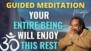 Beautiful Mooji Guided Meditation  Be in Silence as Silence | No Music