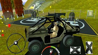 mobil jip tentara 💥 army passenger jeep driving simulator : armytruck game 3d -Android Gameplay screenshot 2