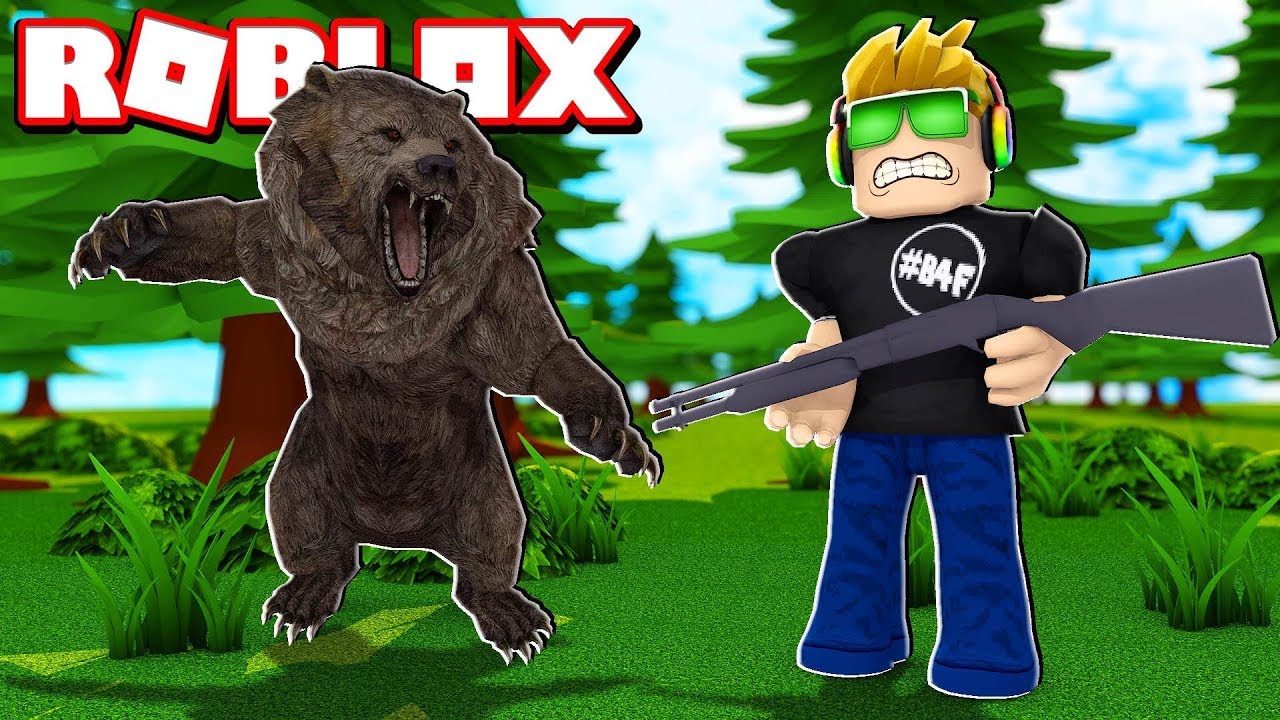 Roblox Hunting Simulator Youtube - bear hunter roblox