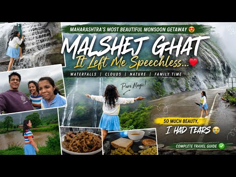 Monsoon Vlog-The Most Beautiful Monsoon Drive in Maharashtra-Cud'nt Hold back my tears-Malshej Ghat