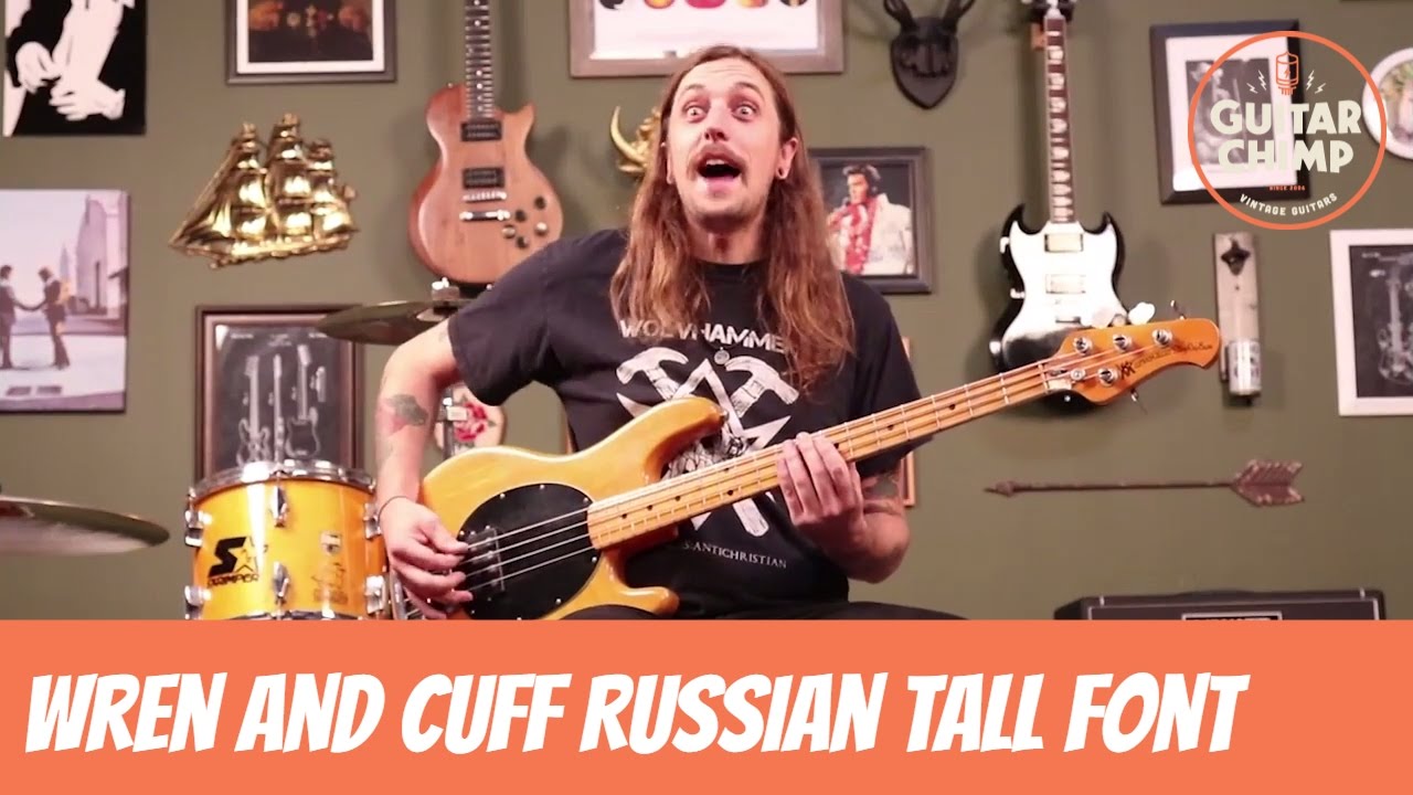 Wren and Cuff Russian Tall Font Review - How does it sound drums?