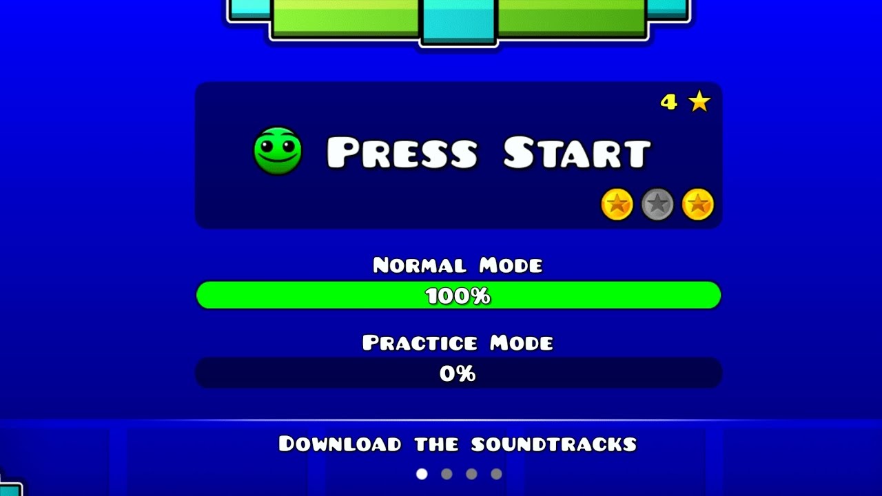 PRESS START 100% GEOMETRY DASH SUB ZERO - YouTube