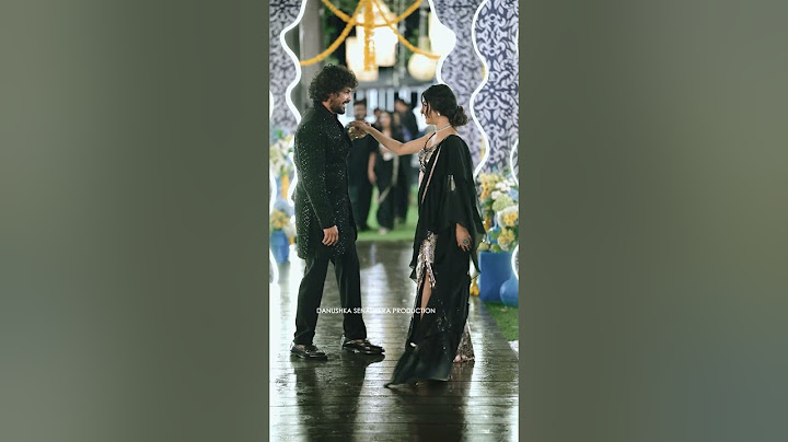 “Serving pure elegance” | Sanjaya & Apoorwa (Danushka Senadeera Production)