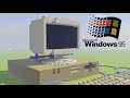 Windows 95 PC in Minecraft