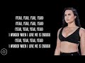 Demi Lovato - I Love Me (Lyrics)