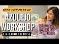 European Portuguese Listening Exercise with Portuguese Tile Restorer Isabel Colher!