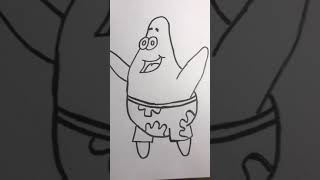 Drawing Patrick Star Time Lapse