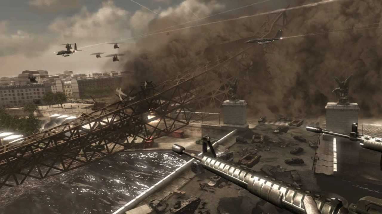 Modern Warfare 3 Soundtrack: Paris (AC130) Ending/Credits - YouTube