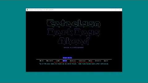 CataclysmDDA Shower survivor intro