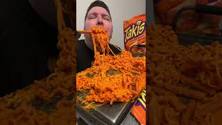 Extreme Spicy Cheesy Takis Noodles 🔥🥵