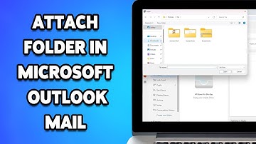 How to Attach Folder In Microsoft Outlook Mail 2024 | Send Folders Via Outlook Email