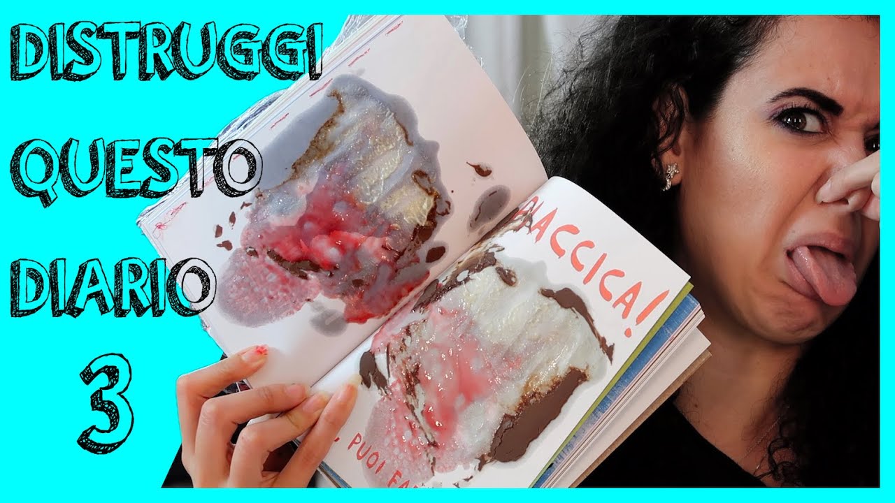 DISTRUGGI QUESTO DIARIO #3 - *nutella, maionese... OVUNQUE* 🤮