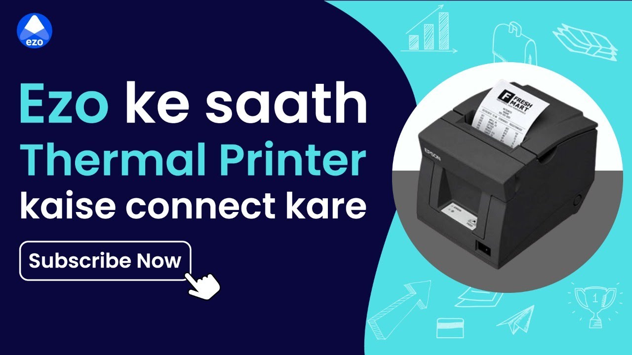 Janiye EZO app se Thermal Printer Kaise Connect Kare Invoice Print Kare Mobile Se madeinindia