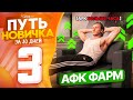 Заработок в АФК на СТАРТЕ! 💰 ПУТЬ НОВИЧКА за 30 ДНЕЙ на GTA 5 RP (гта 5 рп)