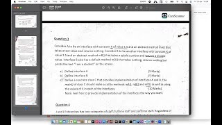 Crack Java Exams MUK - Semester II - 2021/2022 | Question 3