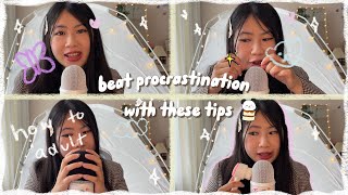 ASMR How to study or learn any skill effectively | random triggers Bite Sized Course Education