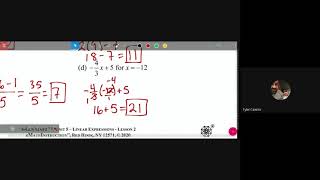 M7 Unit 5: Lesson 2 Notes
