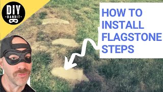 ️🔥 Flagstone Steps➔ How to Easily DIY Install (& Secure) on Slope Outdoors or in Backyard