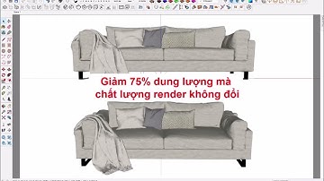 Giảm dung lượng file Sketchup cực kỳ nhanh | How to Reduce File Size in Sketchup Skimp