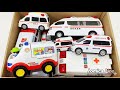 走る、落ちる！救急車のミニカーが坂道走る☆走行テスト！Running, falling! Ambulance miniature car runs on a slope⭐︎Driving test.