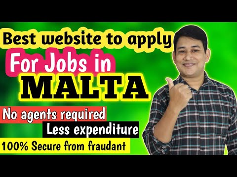 How to apply for JOBS in MALTA @ Malta Govt.Website and get the job Easily.