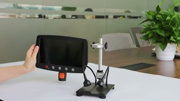 LCD Digital Microscope, 1000X Magnification Coin Microscope, Assembly Video