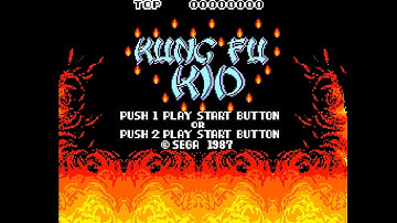 Kung Fu Kid (Master System 60Hz / US) - Intro / Attract Mode