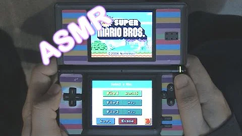 ASMR - Playing Nintendo DS - Button Clicking Sounds For Relaxation