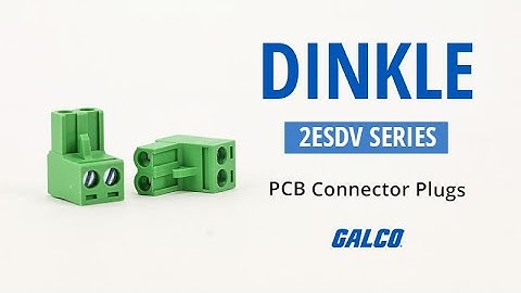 DINKLE 2ESDV Series Printed Circuit Board Connector Plugs